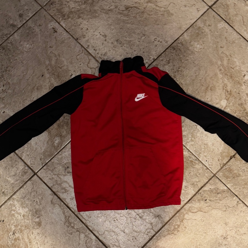 Nike Kids Bold Red and Black Jacket